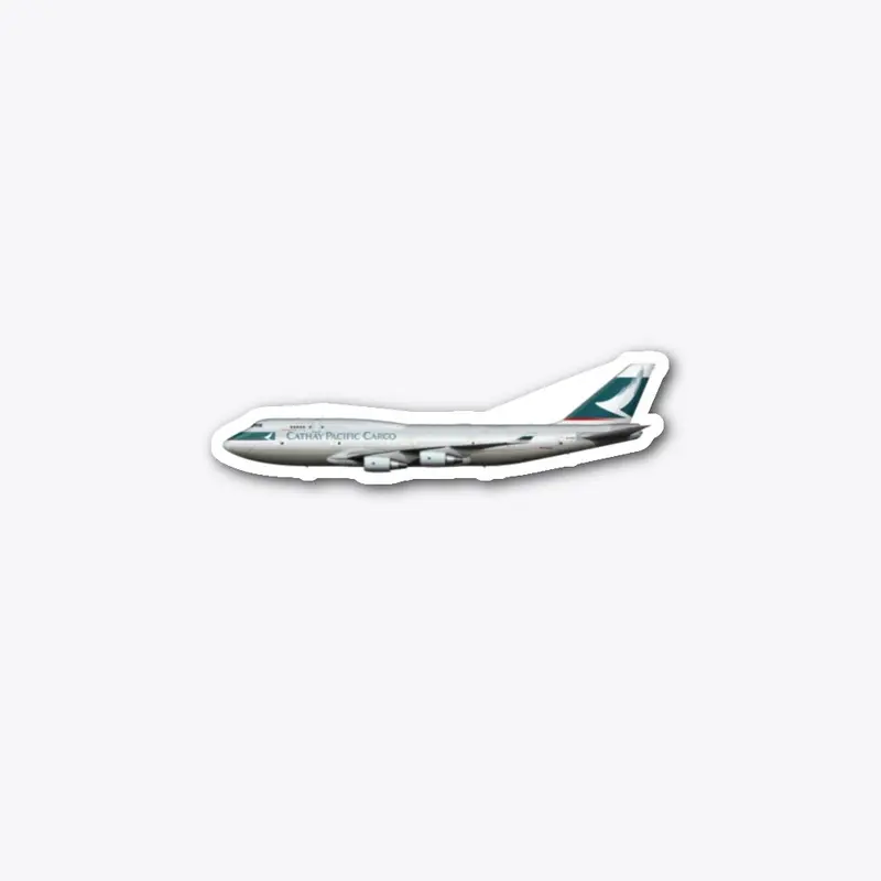 Cathay Pacific 747 Sticker